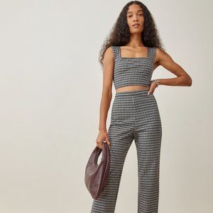 NWT Reformation 2 Piece Jodie Top and Pant Set